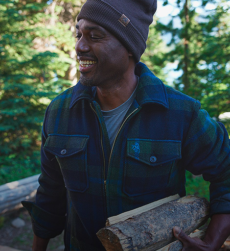 An Icon of Hunting Heritage Men's Tough As Buck Outdoorsman Berber-Lined Wool Coat