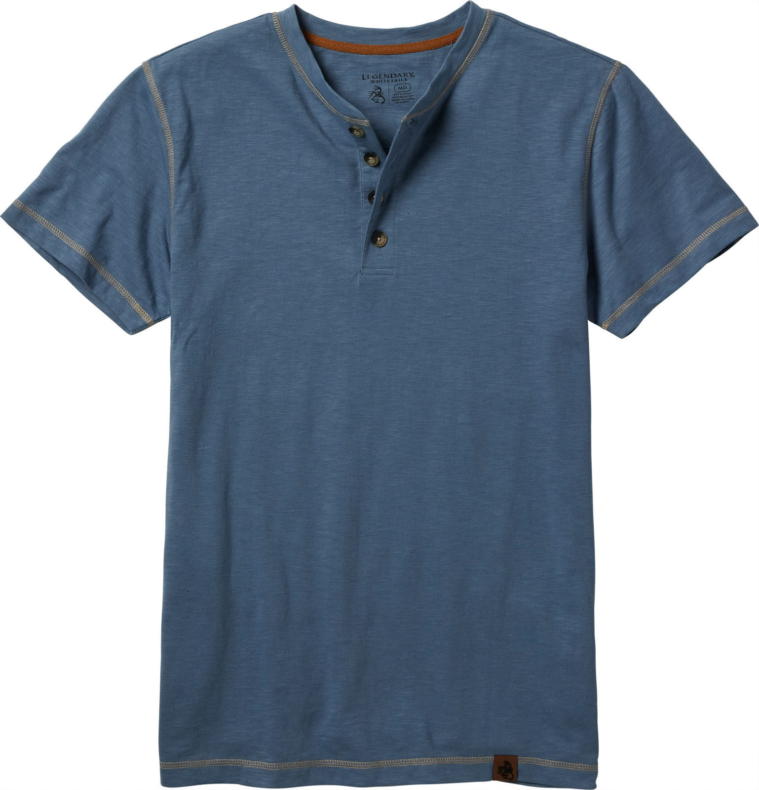 Men's Maverick Slub Henley Short Sleeve Shirt
