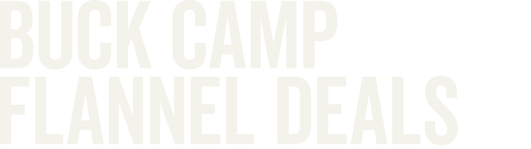 Buck Camp Flannel Deals