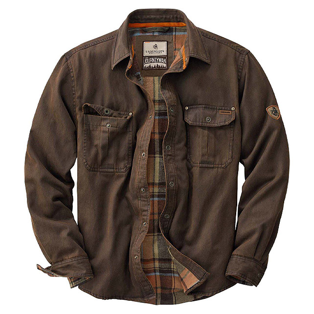 Men's Journeyman Flannel Lined Shirt Jacket