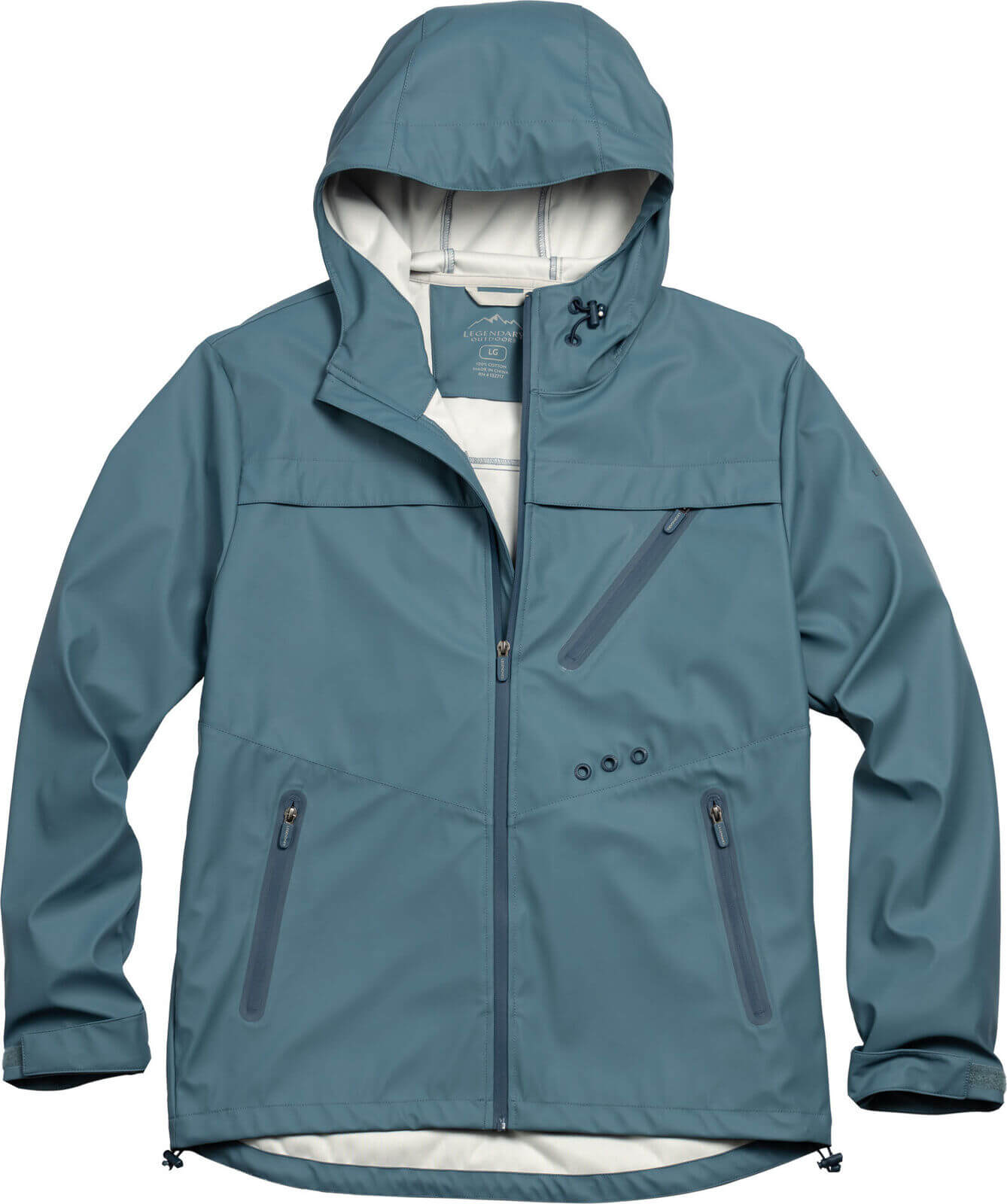 Men's Water Resistant Fishing Rain Jacket