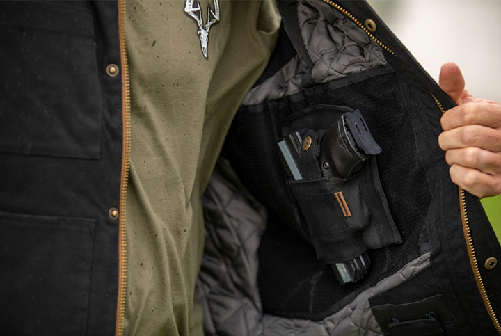 Removable Holsters Men's Concealed Carry Cross Trail Vest
