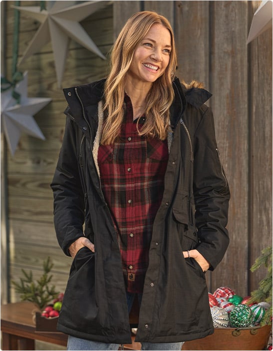 Women's Water Resistant Anchorage Parka