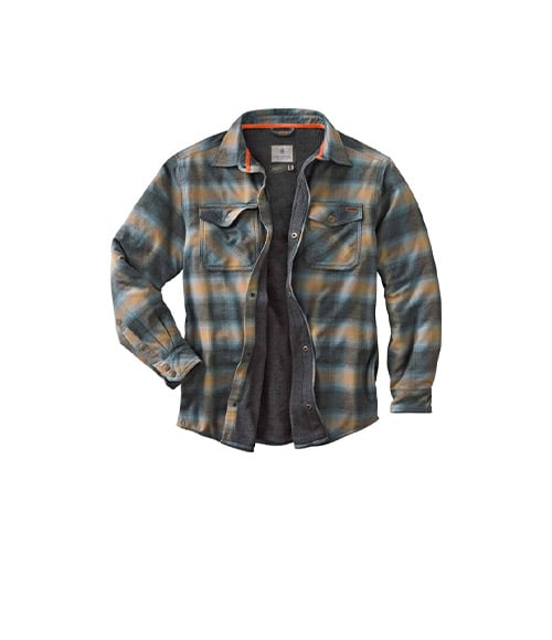 Men's Archer Thermal Lined Flannel Shirt Jacket