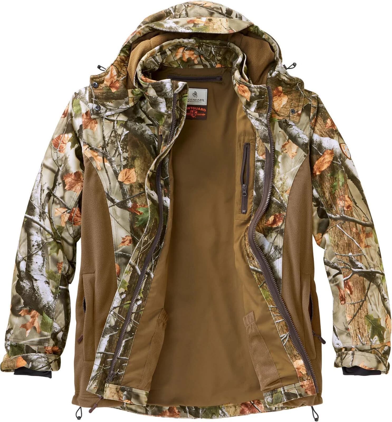 Men's Heavyweight Huntguard Big Game Camo Convertible Hunting Coat