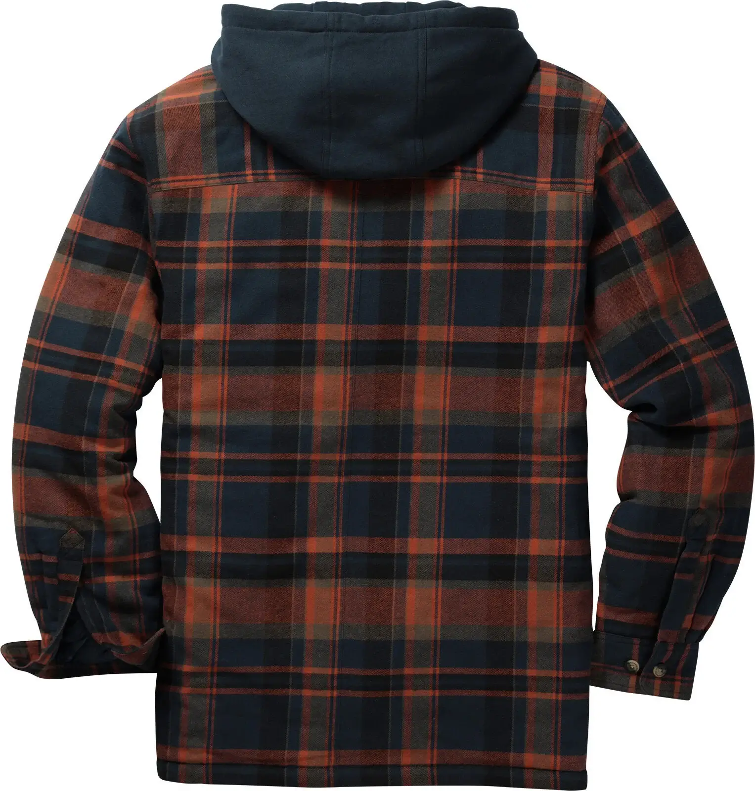 Men's Maplewood Hooded Flannel Shirt Jacket