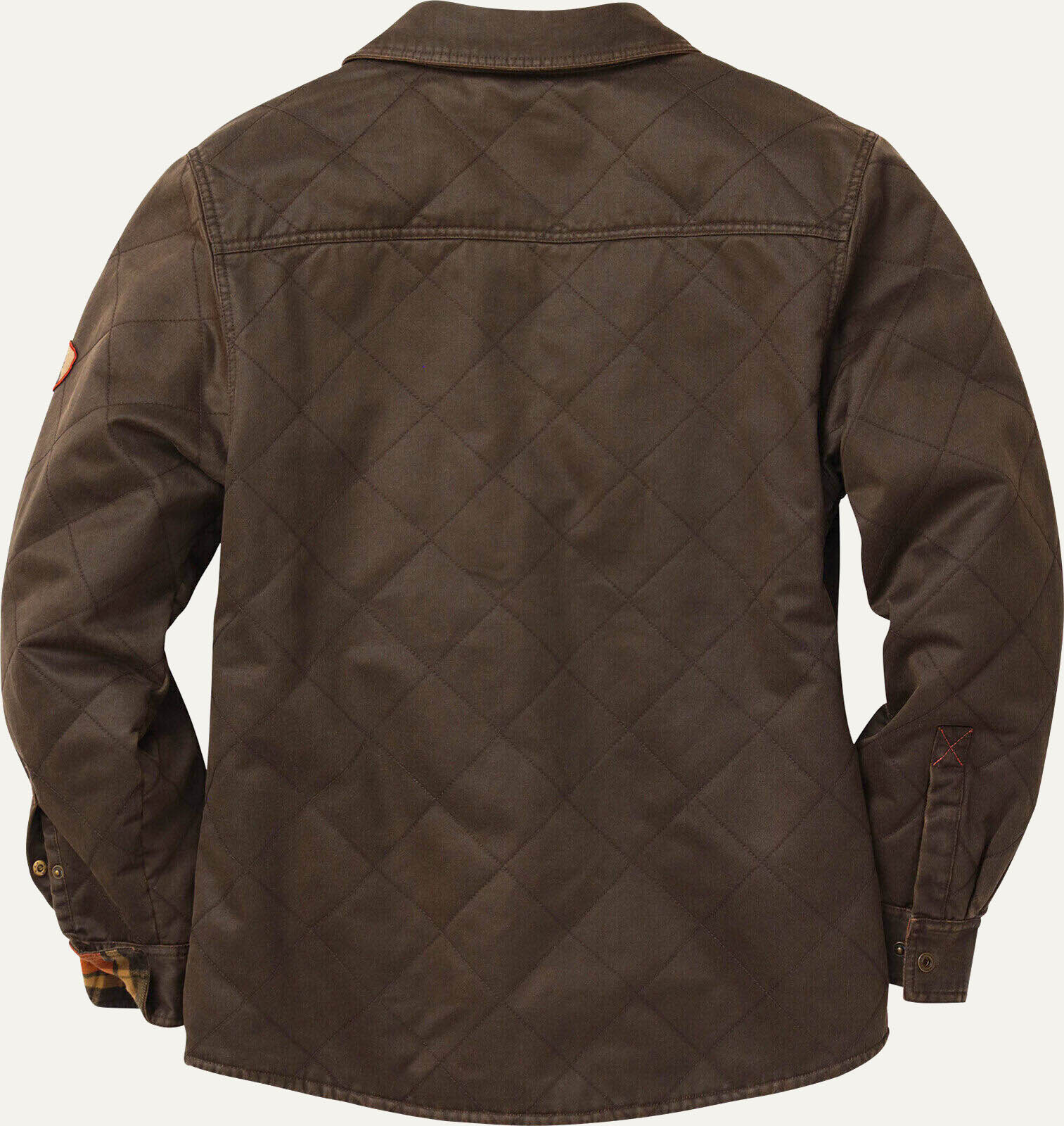 Men's Quilted Journeyman Flannel Lined Shirt Jacket
