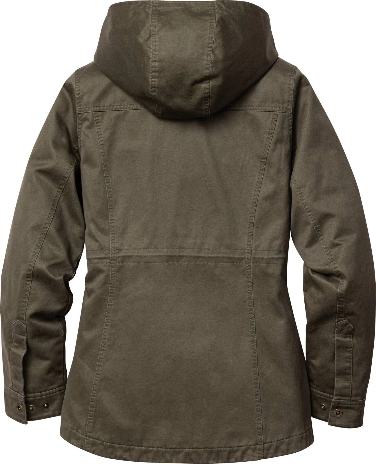 Women's Saddle Country Shirt Jacket with Removable Hood