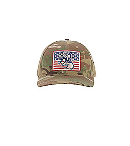 Legendary Camo American Flag Patch Hat Made in USA