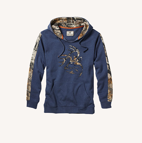 Men Heavyweight Outfitter Camo Hoodie