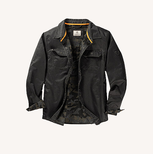 Men's Journeyman Flannel Lined Shirt Jacket
