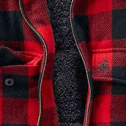 red and black plaid jacket mens