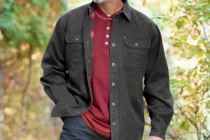 Shop Men's Journeyman Shirt Jacket | Legendary Whitetails