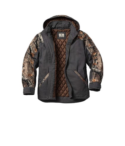 Men's Heavyweight Canvas Cross Trail Big Game Camo Workwear Coat