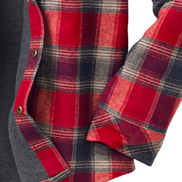 legendary whitetails men's archer thermal lined flannel shirt jacket