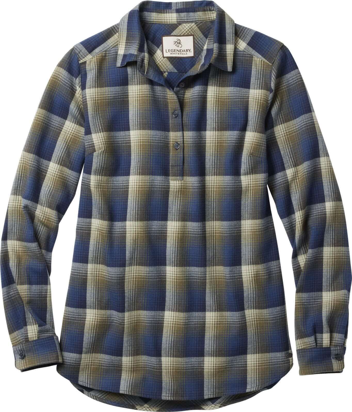 Women's Firelight Popover Flannel Tunic Top