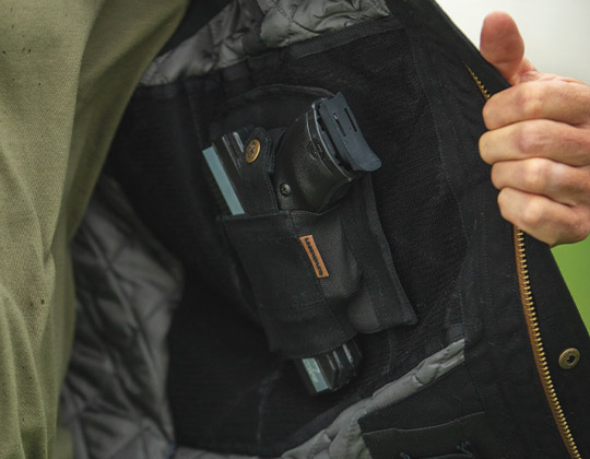 Men's Concealed Carry Canvas Cross Trail Vest