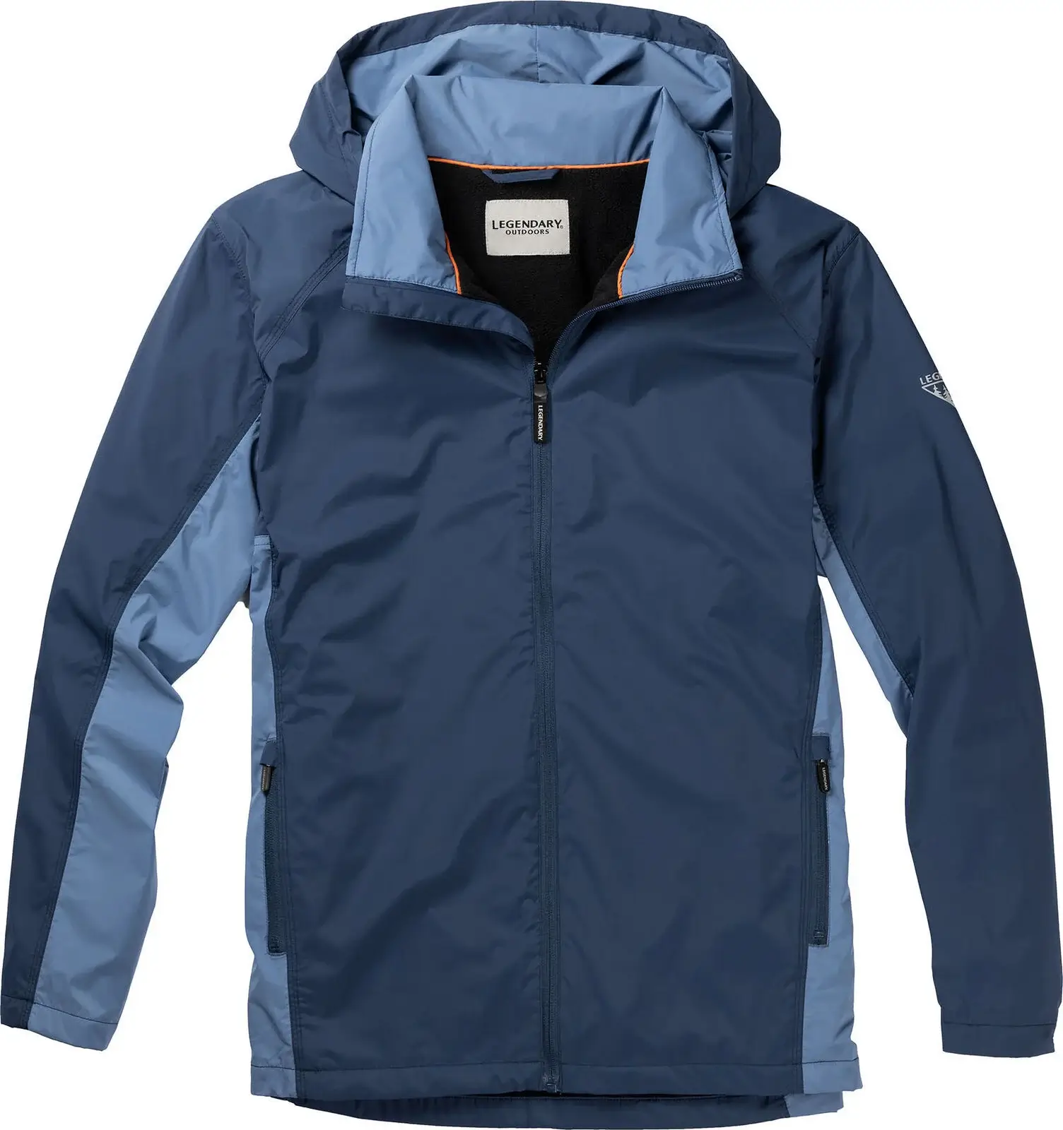 Men's Water Resistant Hooded Rain Jacket