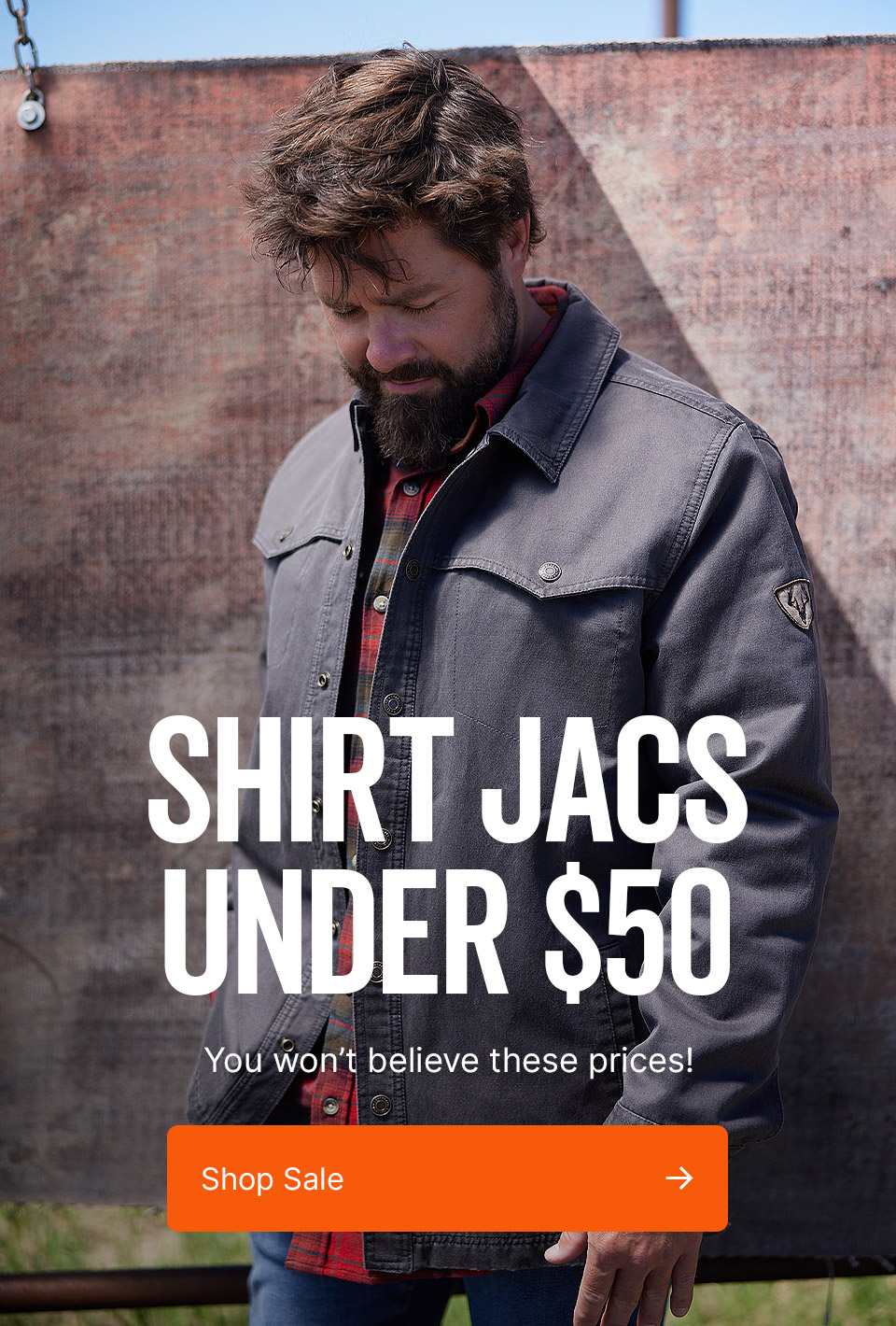 Men's Lonestar Waxed Canvas Shirt Jacket
