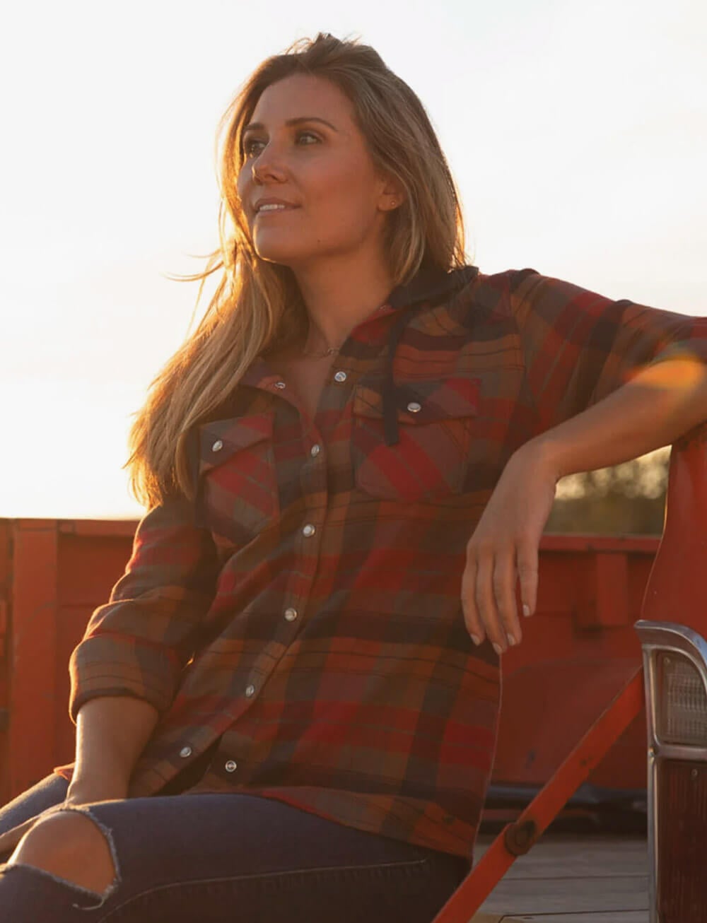 Women's Lumber Jane Hooded Flannel Shirt