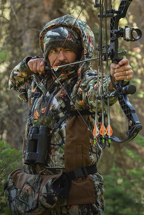 Men's Heavyweight Huntguard Big Game Camo Convertible Hunting Coat