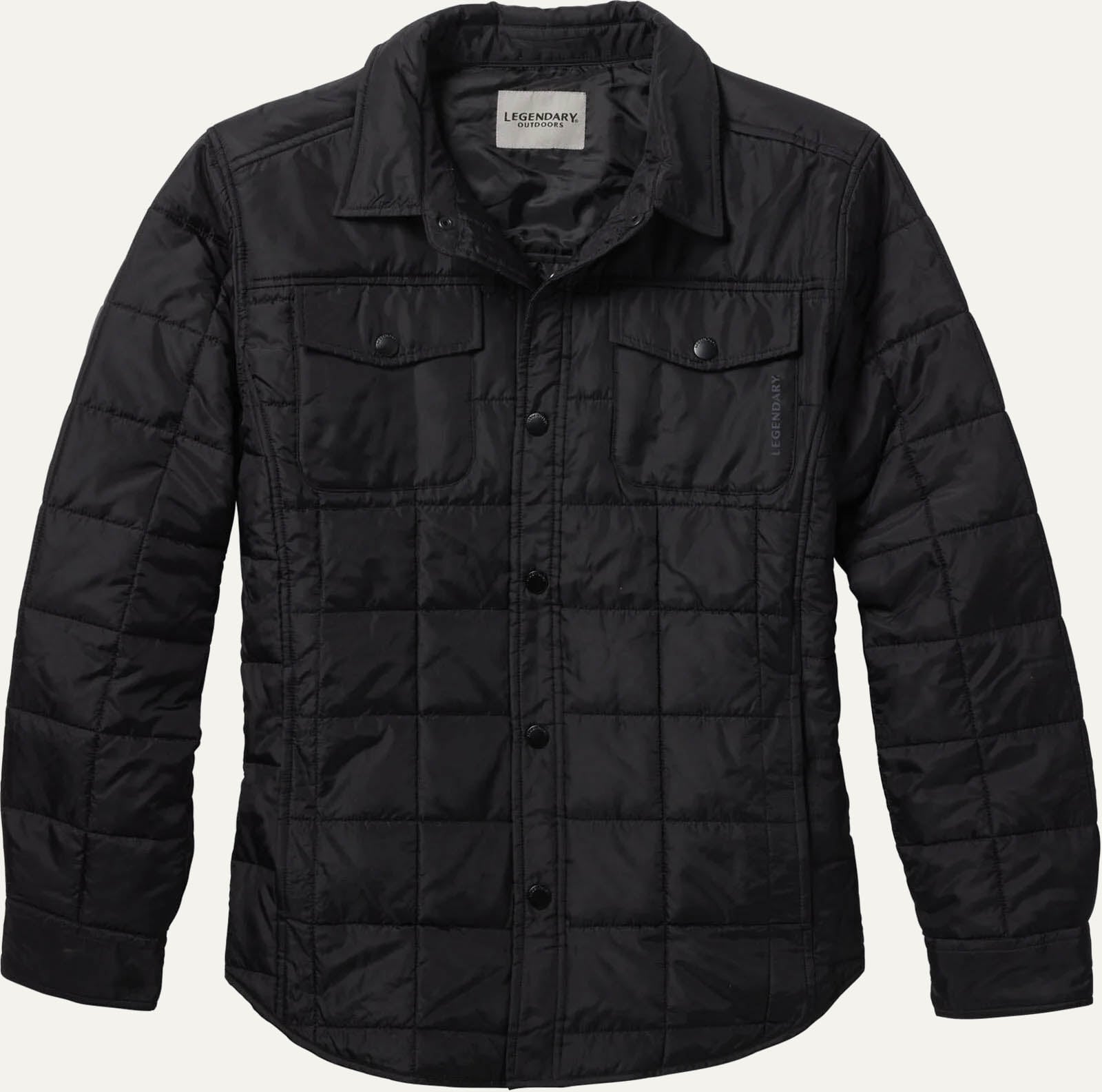 Legendary Outdoors Men's Performance Quilted Shirt Jacket