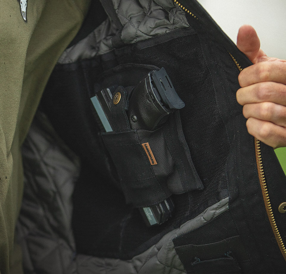 Men's Concealed Carry Canvas Cross Trail Vest