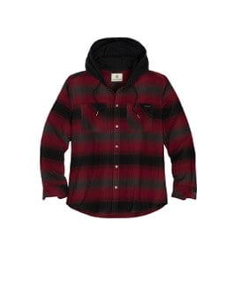 Men's Lumber Joe Flannel Hooded Long Sleeve Snap Shirt