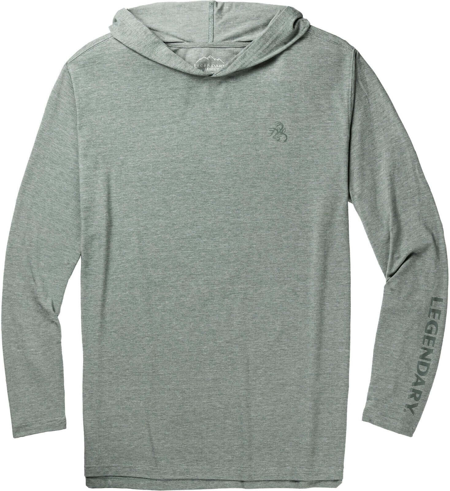 Men's UPF Sun Protected Hooded Long Sleeve T Shirt