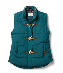 Women's Quilted Toggle Puffer Vest