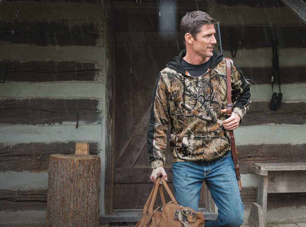 Men's Heavyweight Outfitter Camo Hoodie