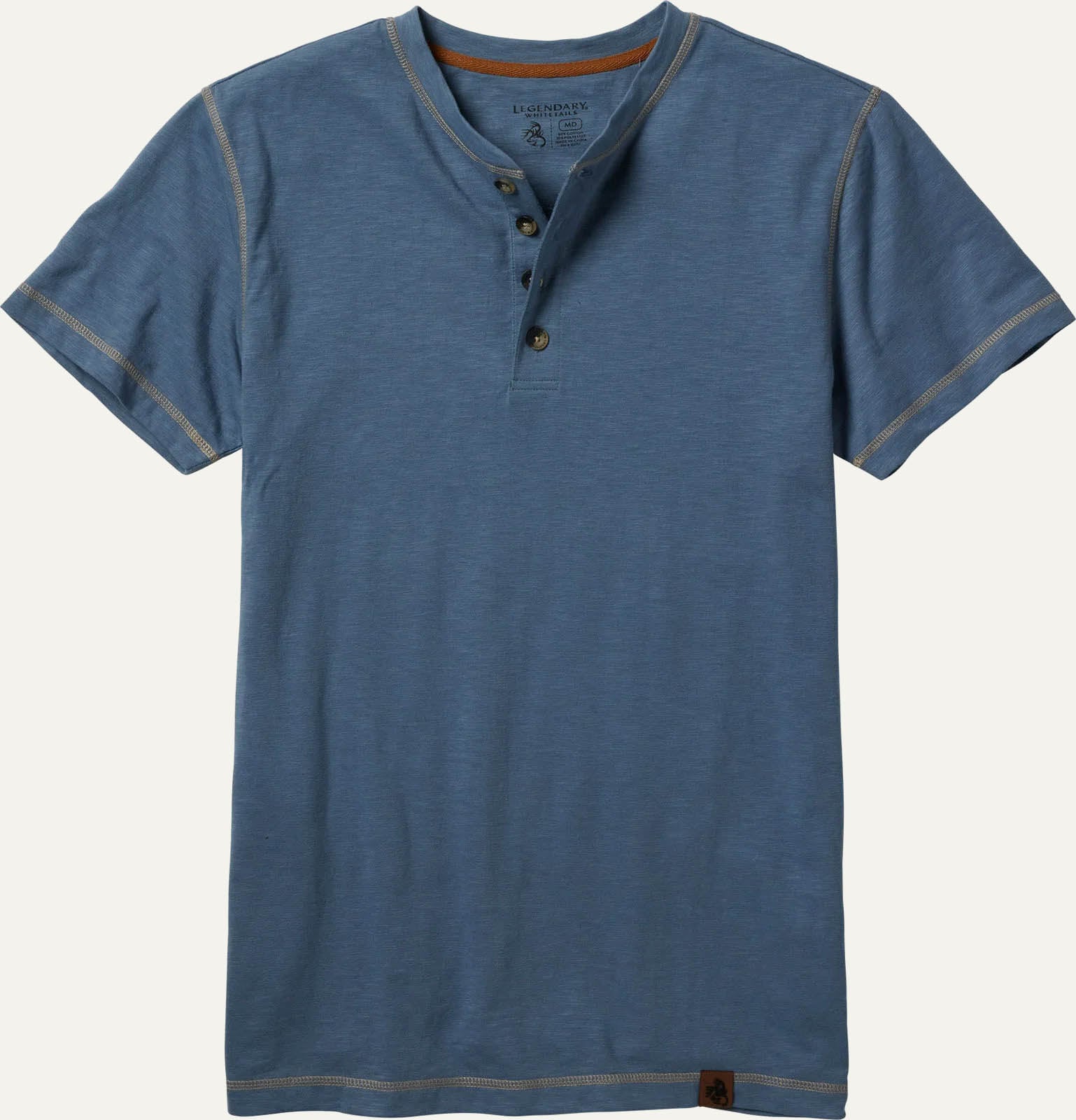 Men's Maverick Slub Henley Short Sleeve Shirt