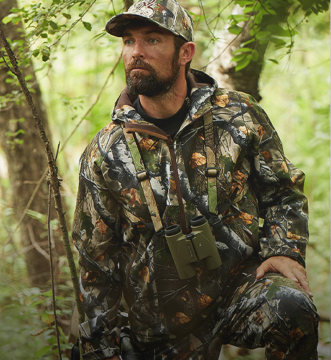 The Early Season Solution Men's HuntGuard Big Game Camo Softshell Jacket