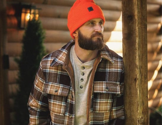 Men’s Tough as Buck Legacy Insulated Button Up Wool Shirt Jacket