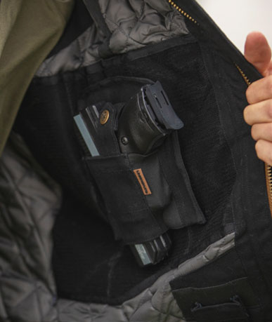 Men's Concealed Carry Canvas Cross Trail Vest
