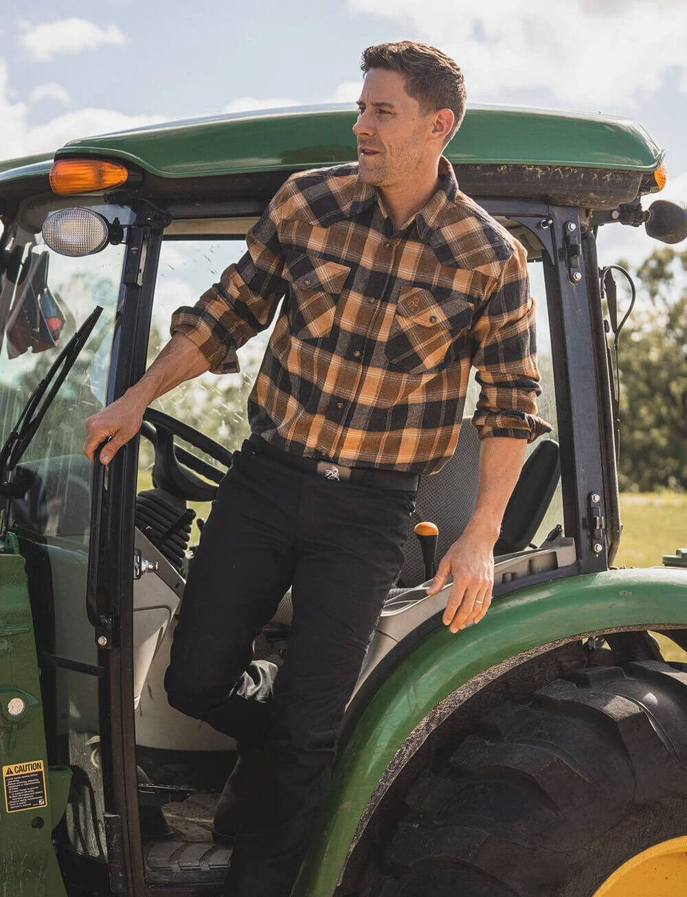 Men's Shotgun Western Flannel Shirt