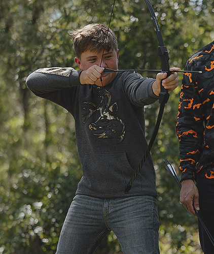 Kids Outfitter Camo Hoodie Sweatshirt
