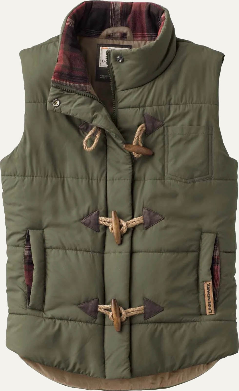 Women's Quilted Toggle Puffer Vest