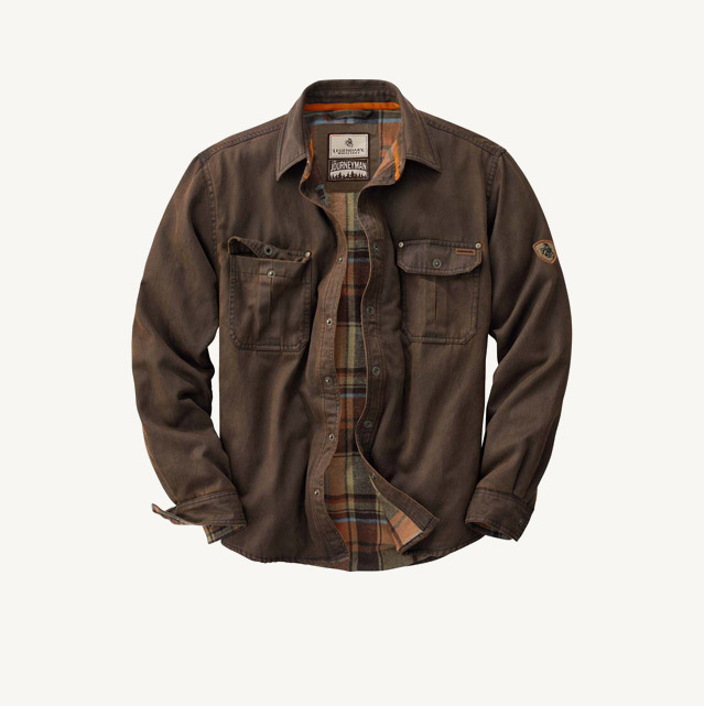 Men's Journeyman Flannel Lined Shirt Jacket