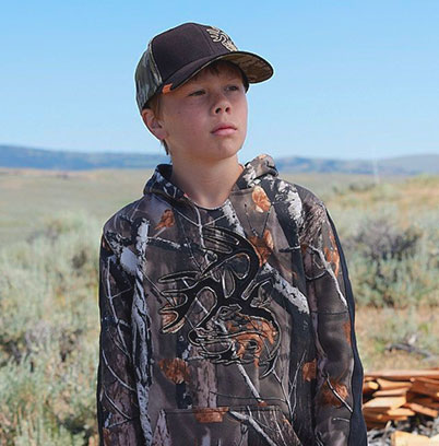 Kid's Camo Outfitter Hoodie