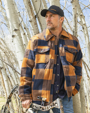 Men's Tough As Buck Outdoorsman Berber Lined Wool Jacket