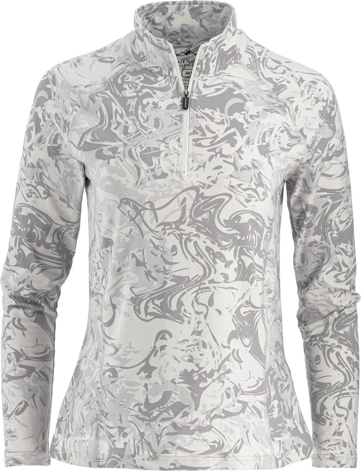 Women's 1/4-Zip Jersey Performance Pull Over Long Sleeve Shirt