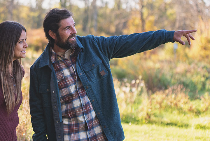 Durable Cotton Twill Men's Tough As Buck Showdown Twill Shirt