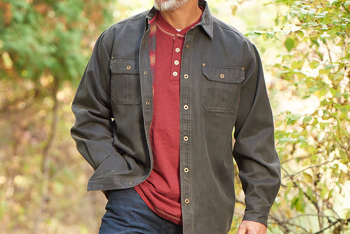 legendary whitetails men's journeyman flannel lined rugged shirt jacket