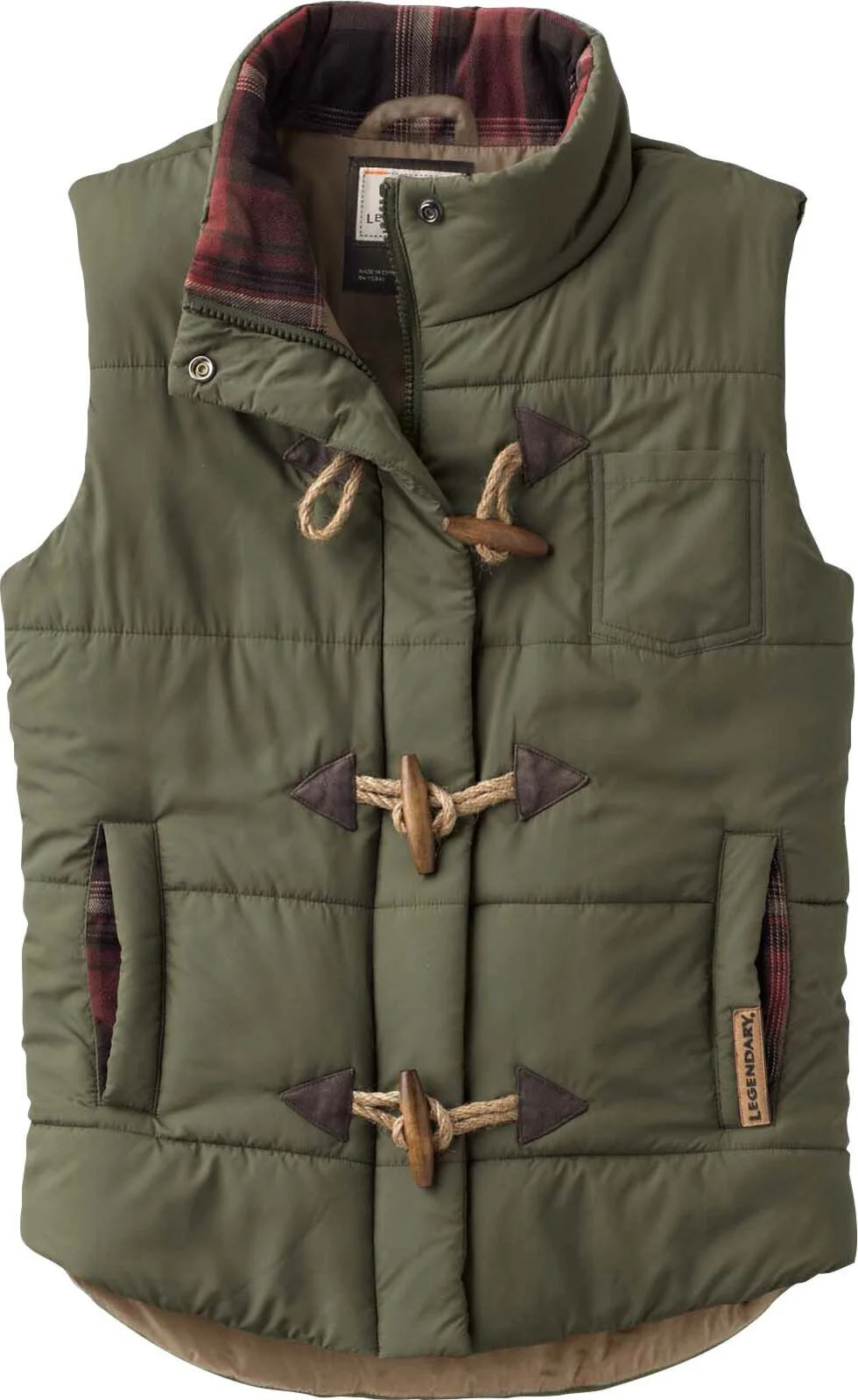 Women's Quilted Toggle Puffer Vest