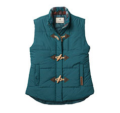 Women's Quilted Puffer Toggle Vest