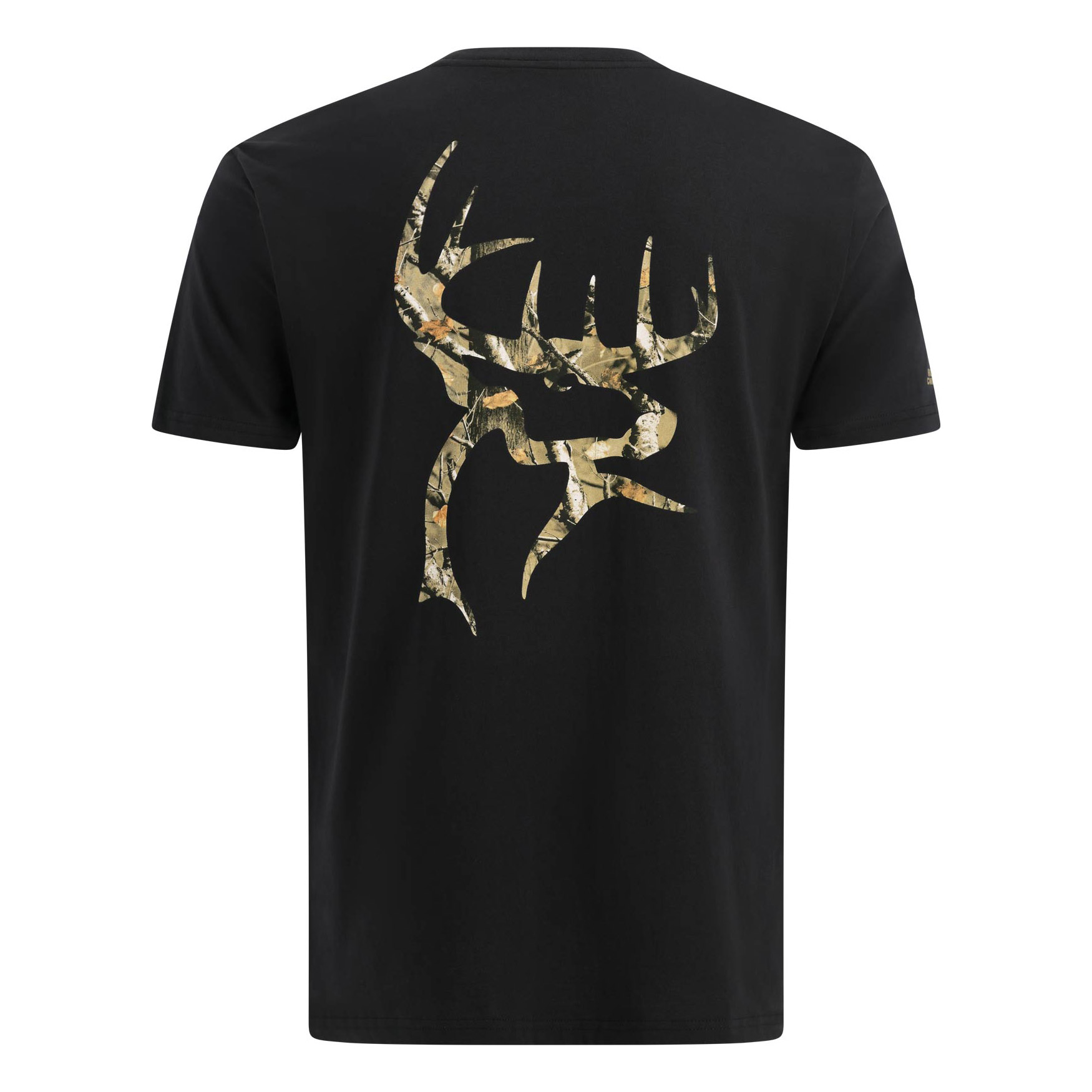 Men's Buck Commander Camo Filled Buck Short Sleeve T-Shirt