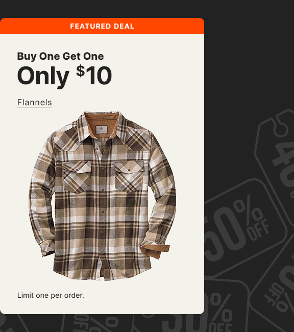 Men's Buck Camp Flannel Shirt Women's Cottage Escape Flannel Shirt