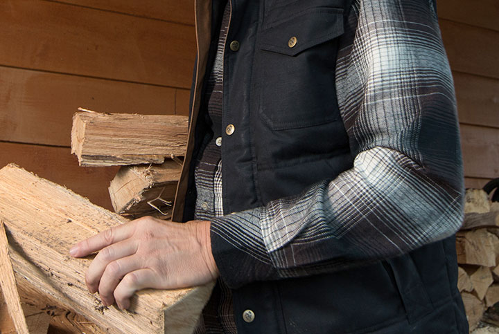 Quilted lined sleeves Quilted lined sleeves