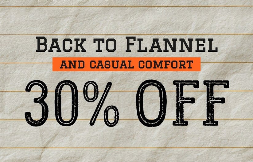 Back to Flannel Sale